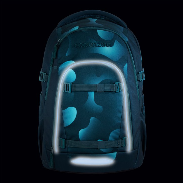 COOCAZOO MATE Schulrucksack aqua flow